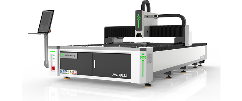 Single platform plate fiber laser cutting machine