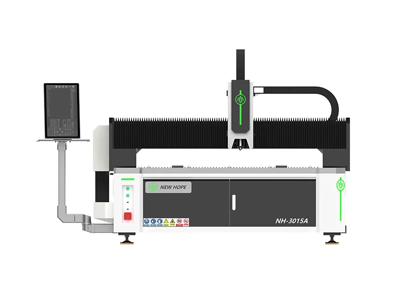 Single Platform Plate Fiber Laser Cutting Machine
