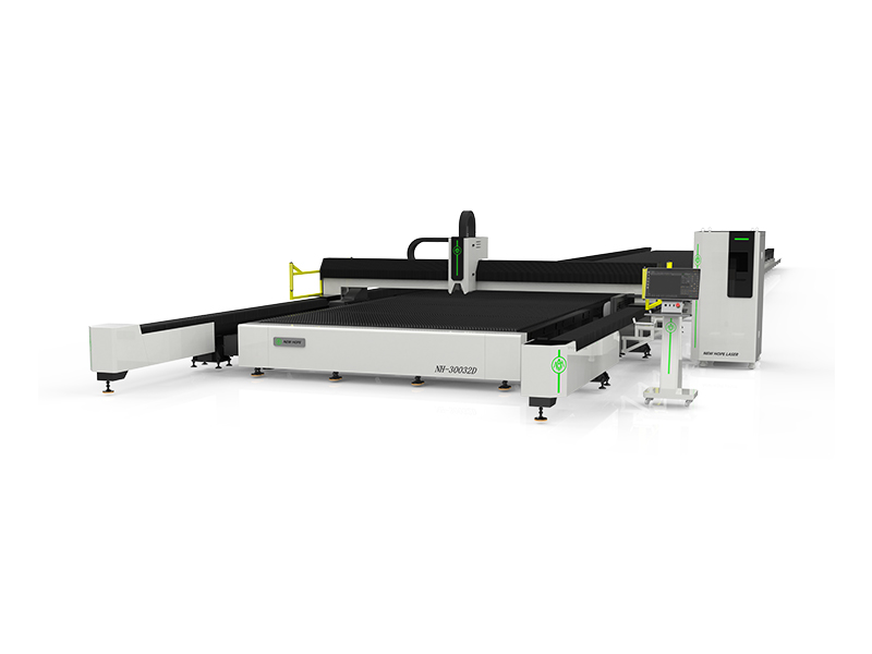 Ground rail plate fiber laser cutting machine