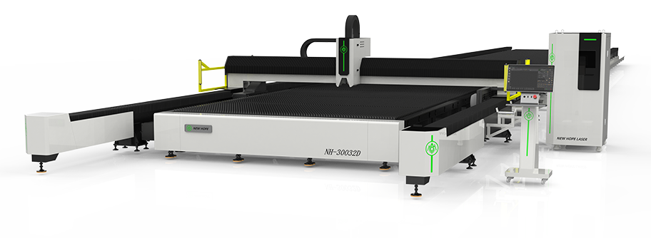 Ground rail plate fiber laser cutting machine