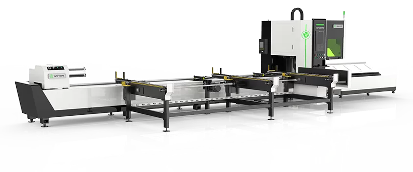 Horizontal semi-automatic special-shaped tube cutting machine