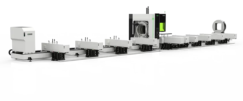 Horizontal large diameter industrial pipe cutting machine