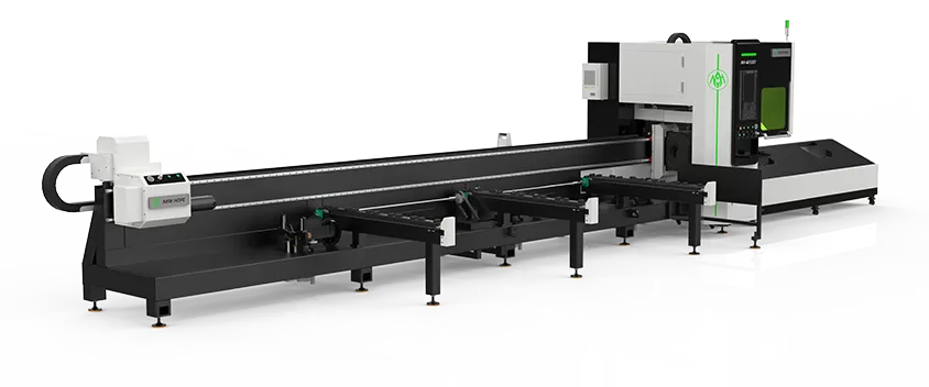 Side-mounted semi-automatic feeding pipe cutting machine