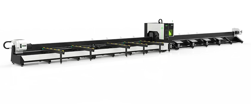 Side-mounted semi-automatic feeding pipe cutting machine
