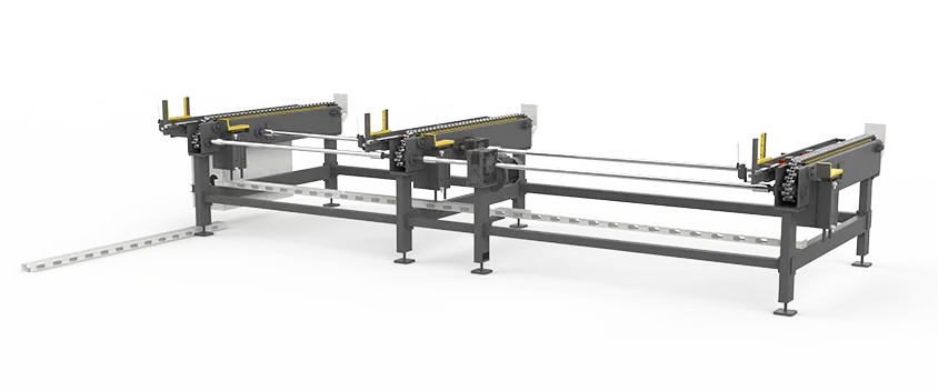 Horizontal semi-automatic laser pipe cutting machine feeding device