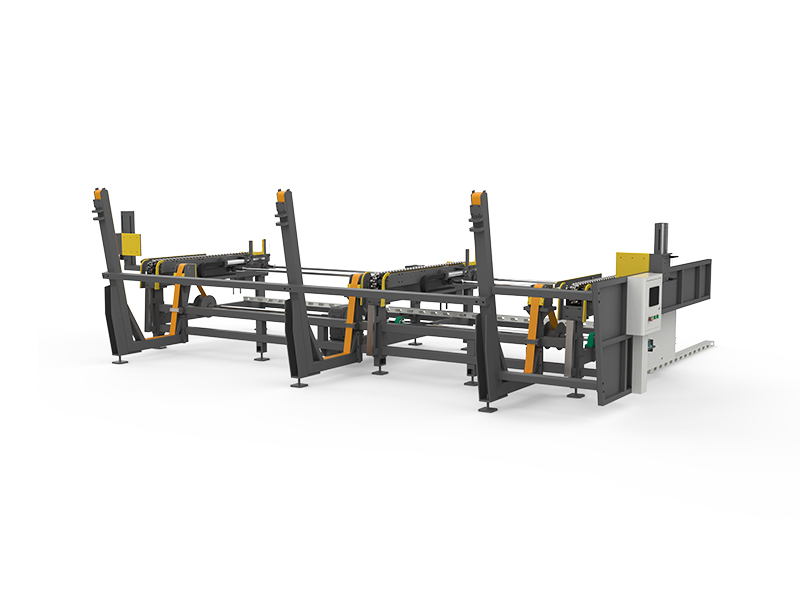 Horizontal automatic laser pipe cutting machine feeding device