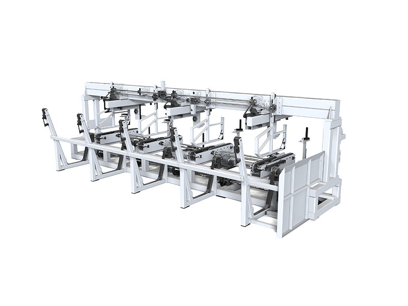Horizontal automatic laser pipe cutting machine feeding device