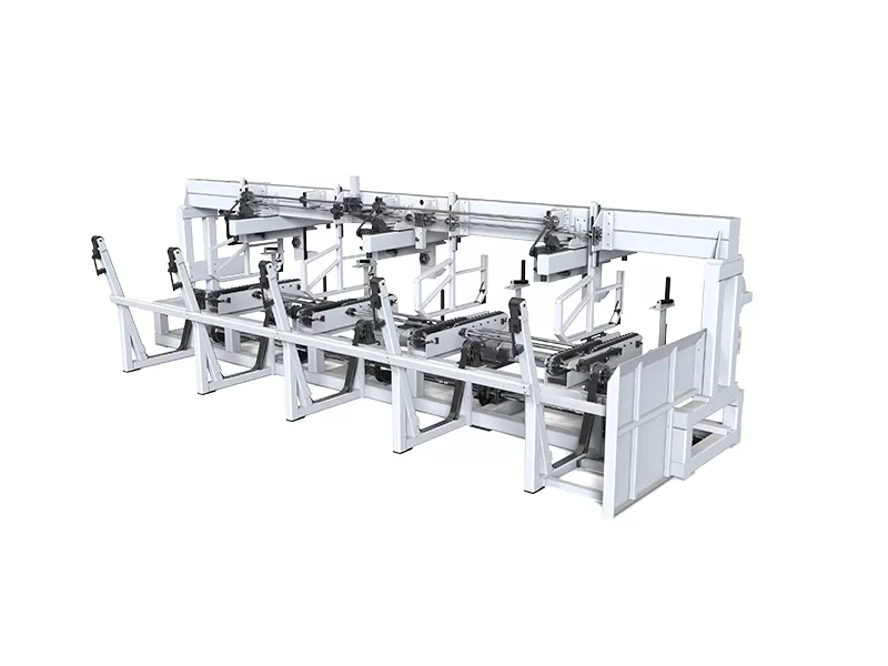 Horizontal automatic laser pipe cutting machine feeding device