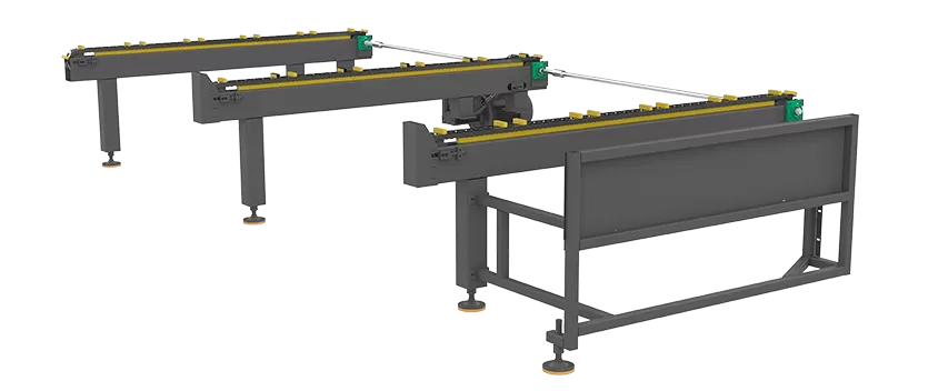 Semi-automatic Side-mounted laser pipe cutting machine feeding device