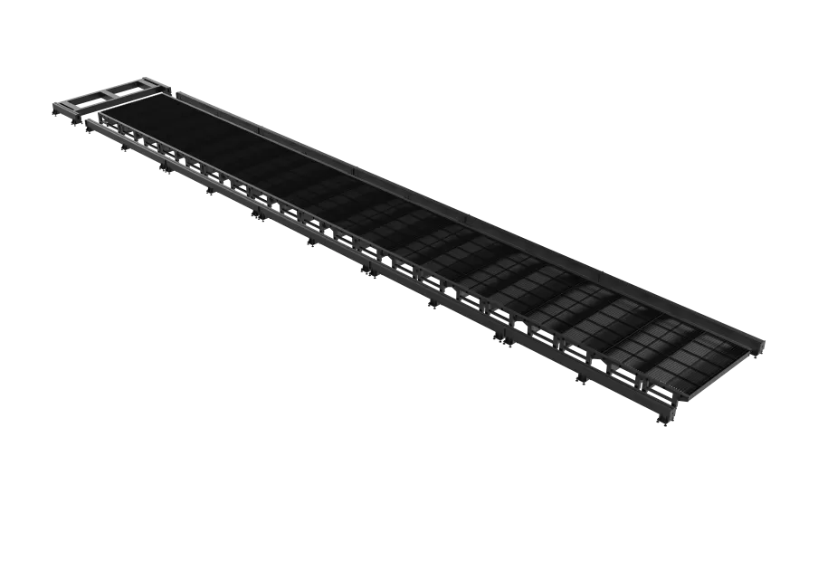 Ground Rail Plate Fiber Laser Cutting Machine