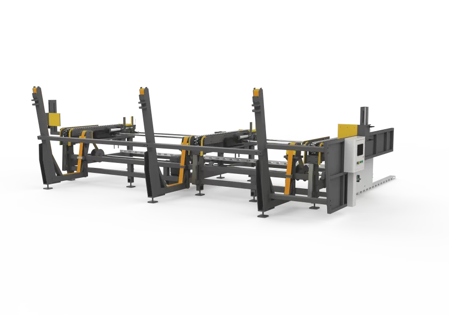 tube laser cutting machine working