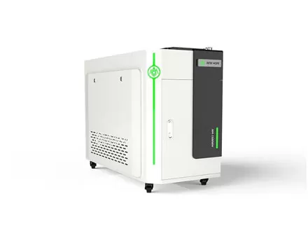 How often should you calibrate or service the laser cleaning head?